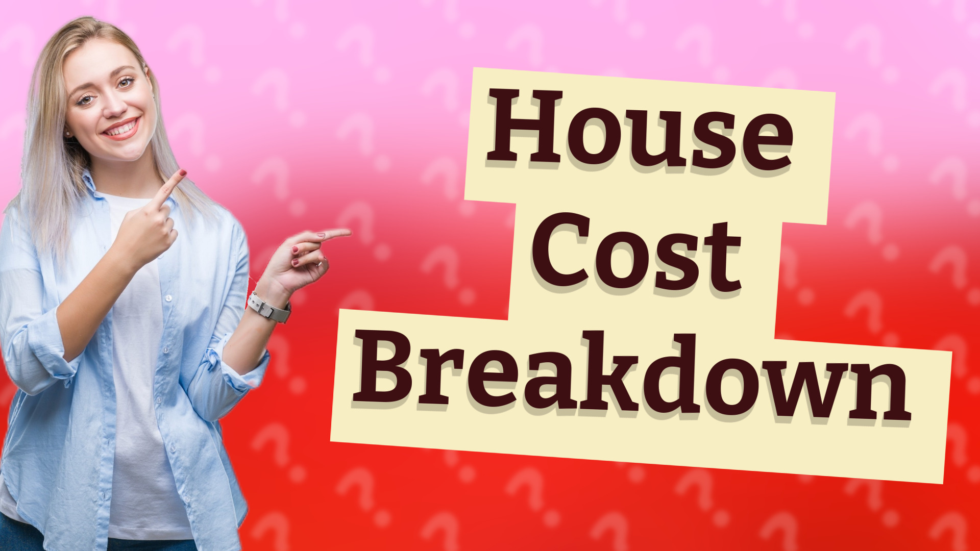 House Cost Breakdown