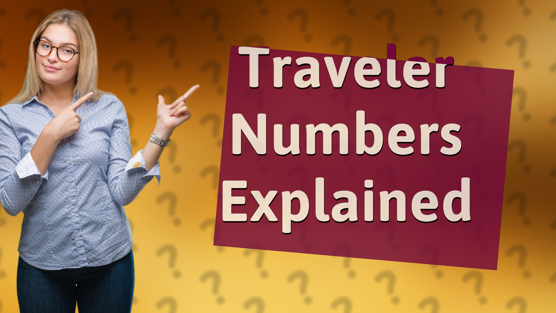 Traveler Numbers Explained