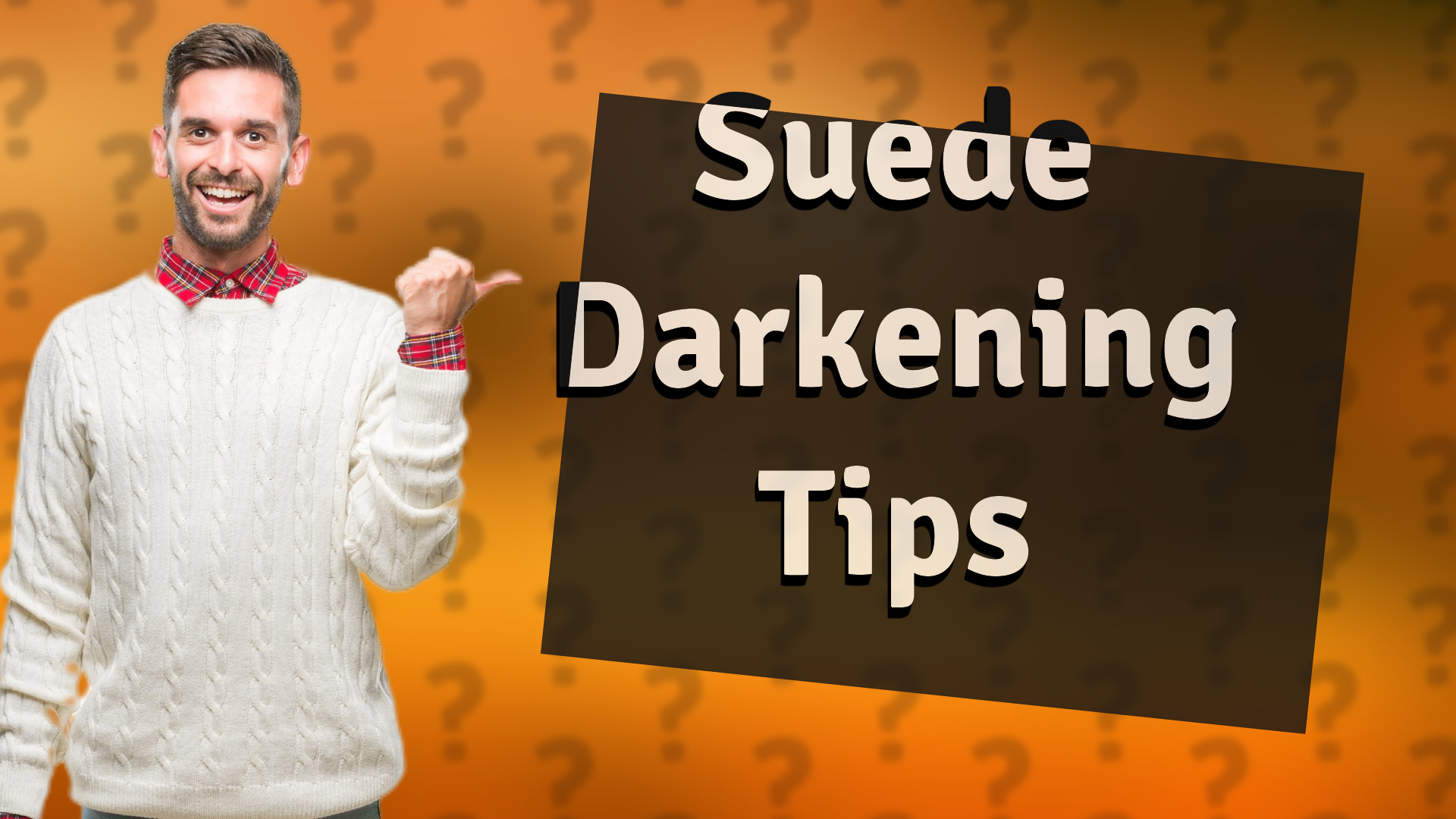 Suede Darkening Tips