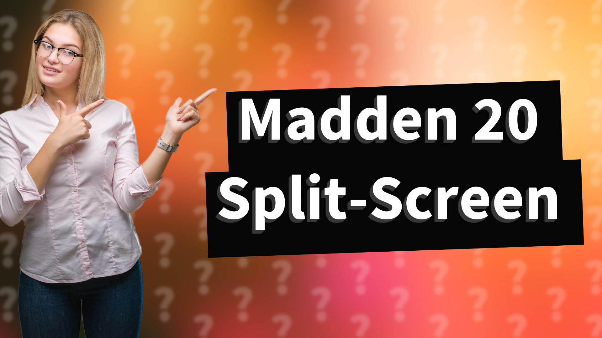 Madden 20 Split-Screen