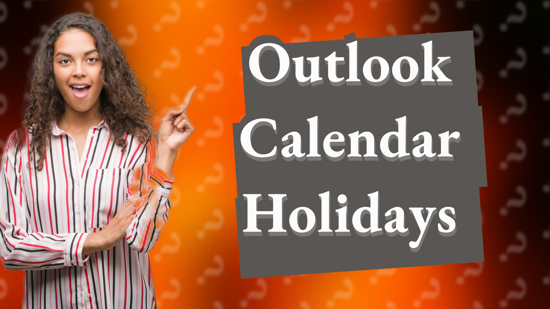 Outlook Calendar Holidays
