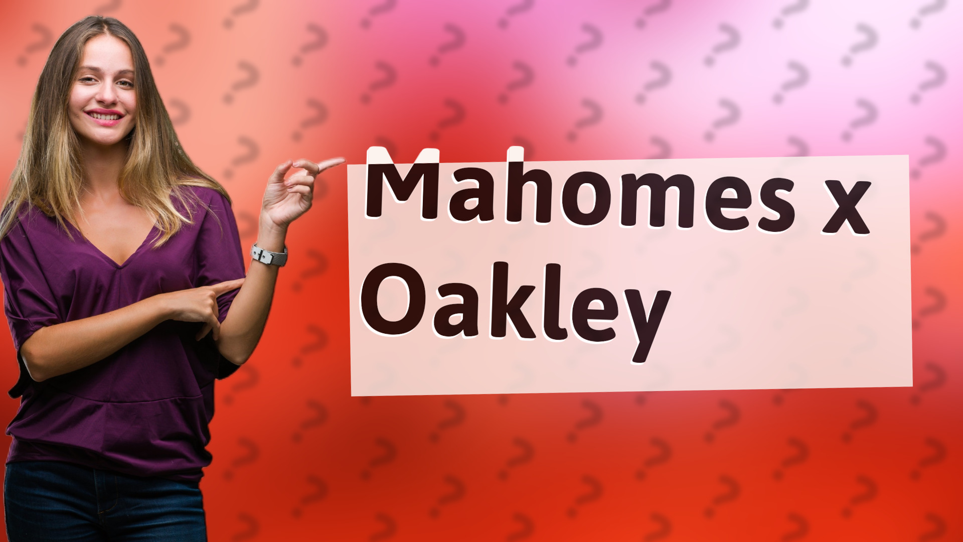 Mahomes x Oakley
