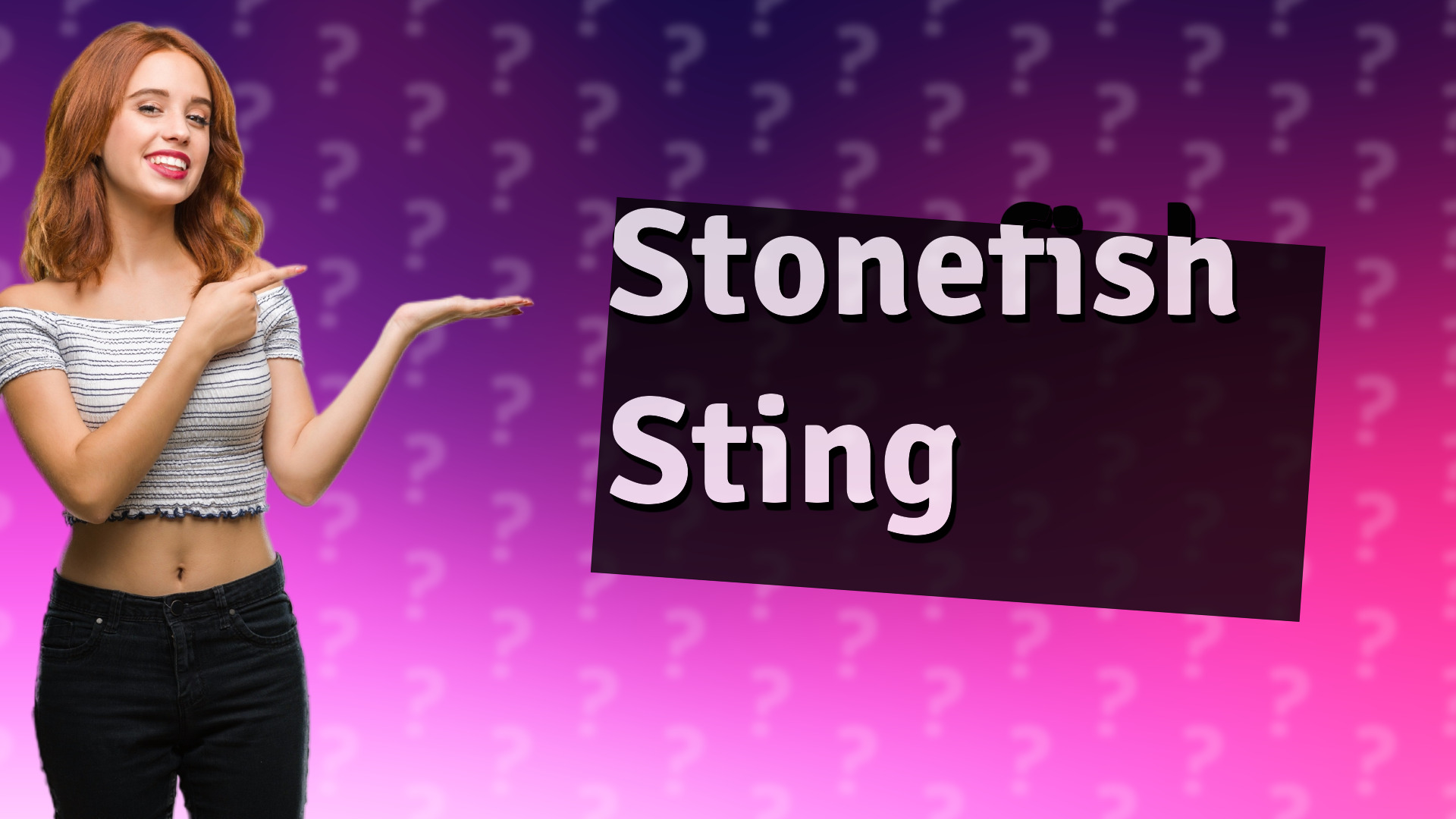 Stonefish Sting