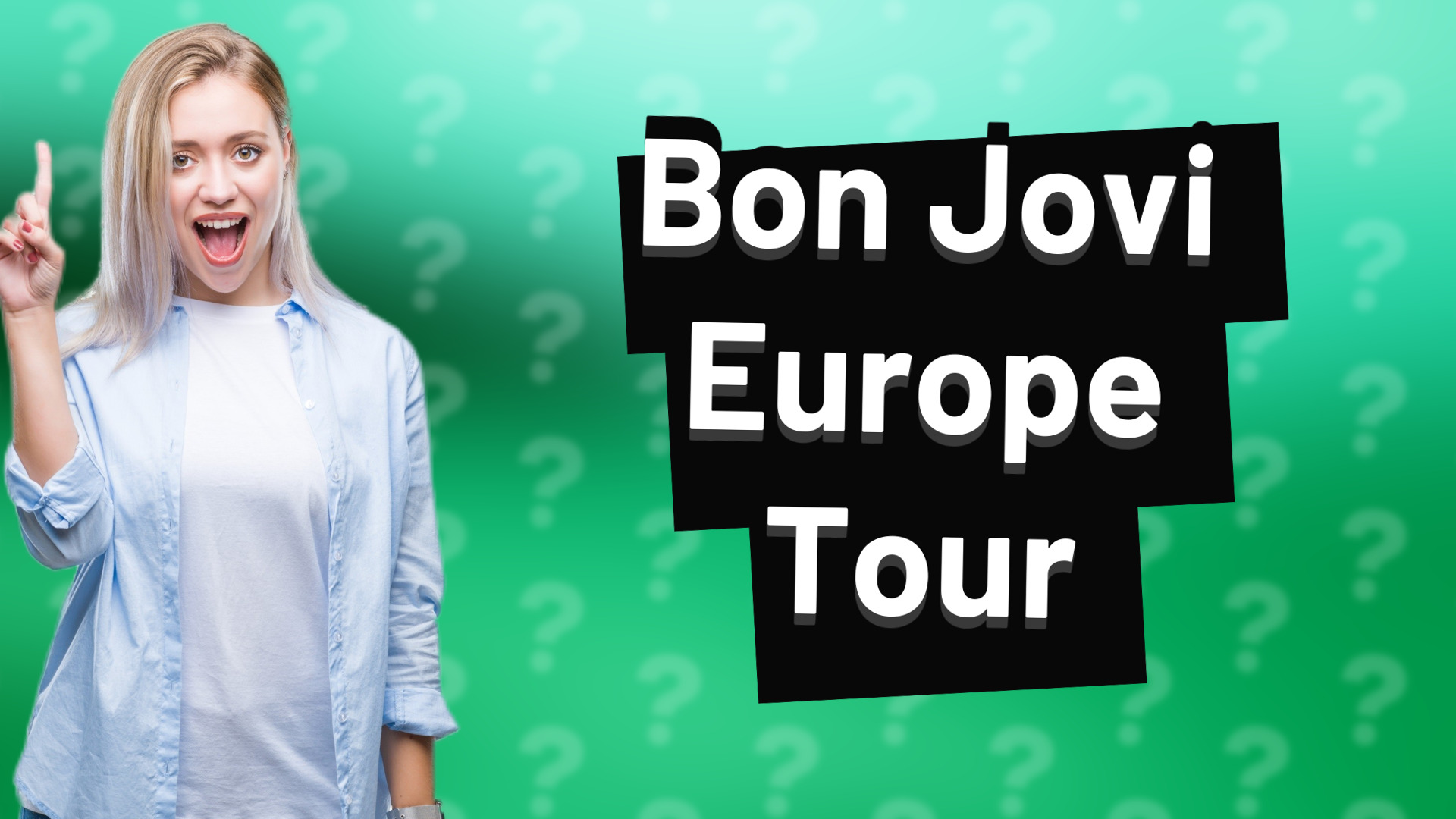 Bon Jovi Europe Tour