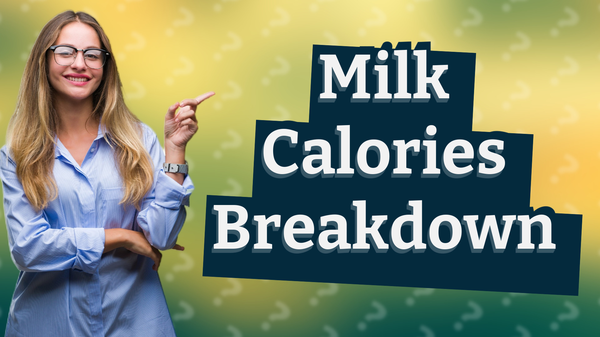 Milk Calories Breakdown