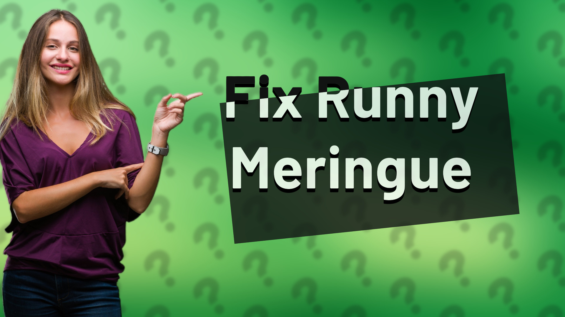 Fix Runny Meringue