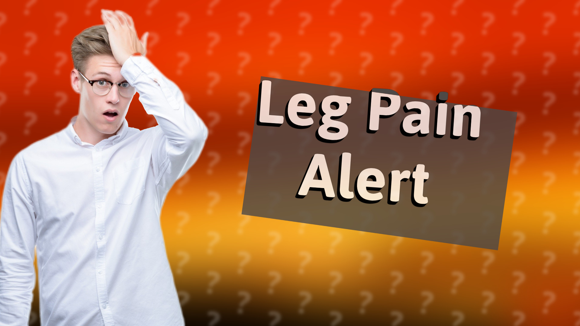 Leg Pain Alert