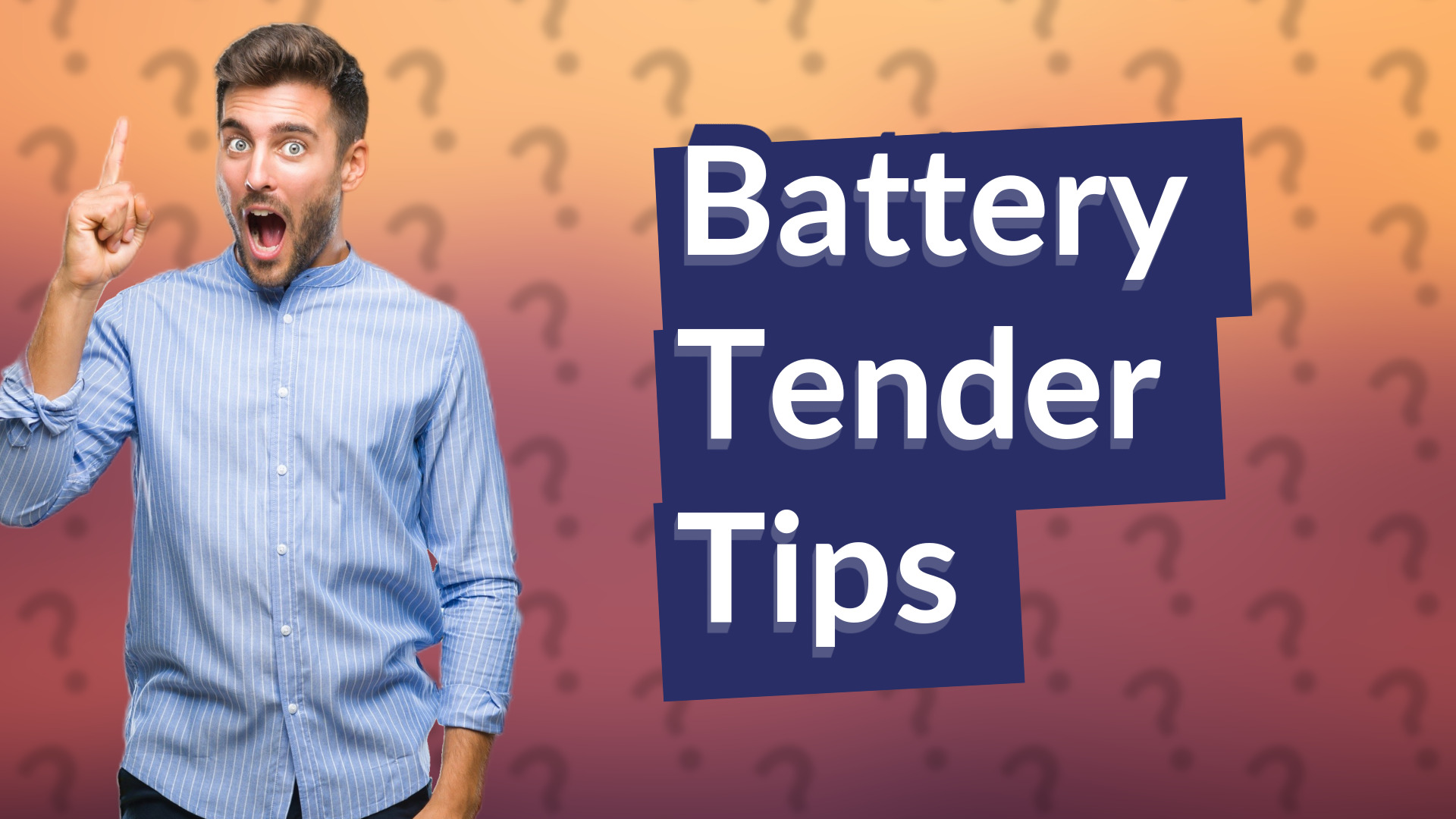 Battery Tender Tips