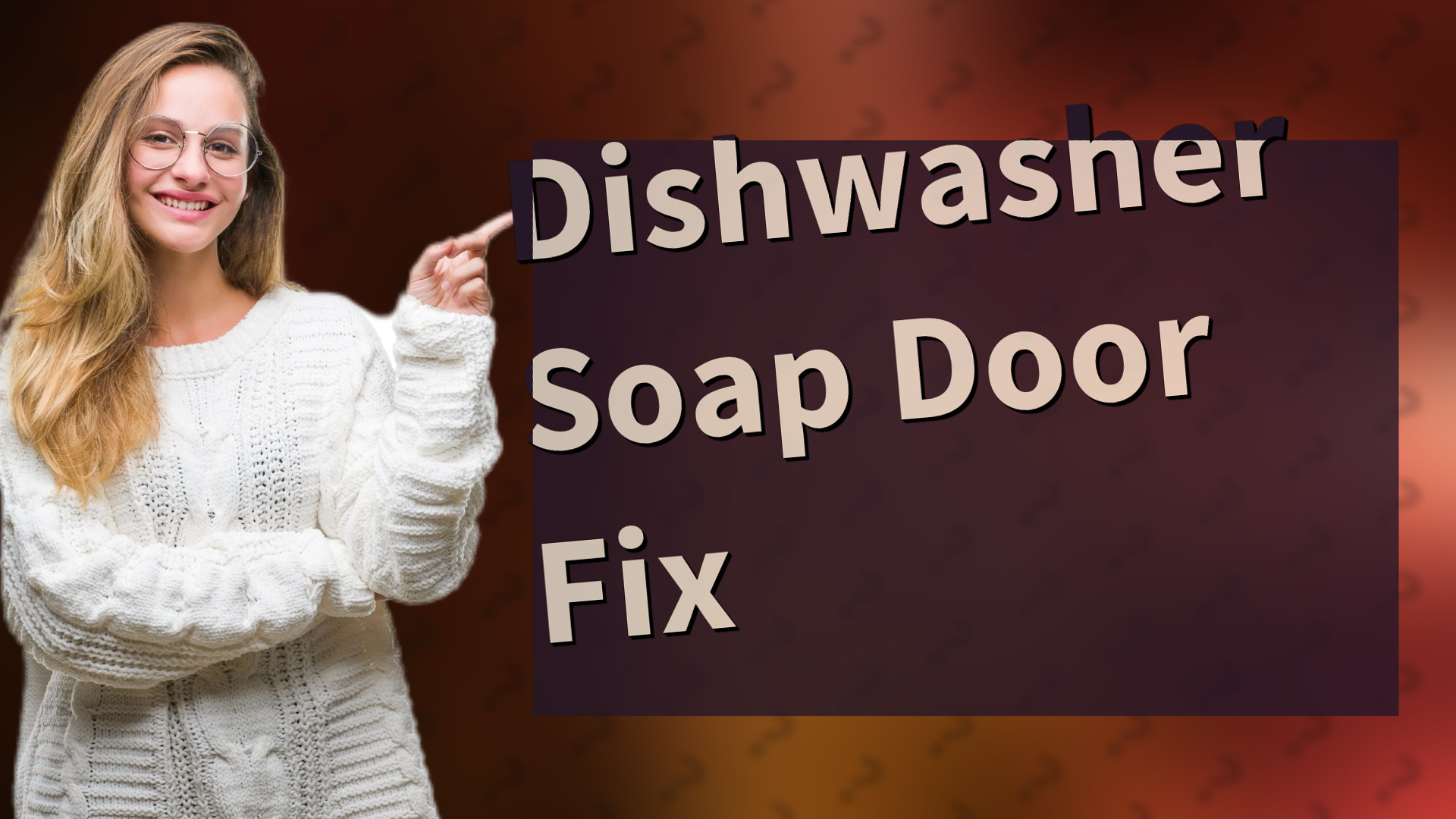 Dishwasher Soap Door Fix