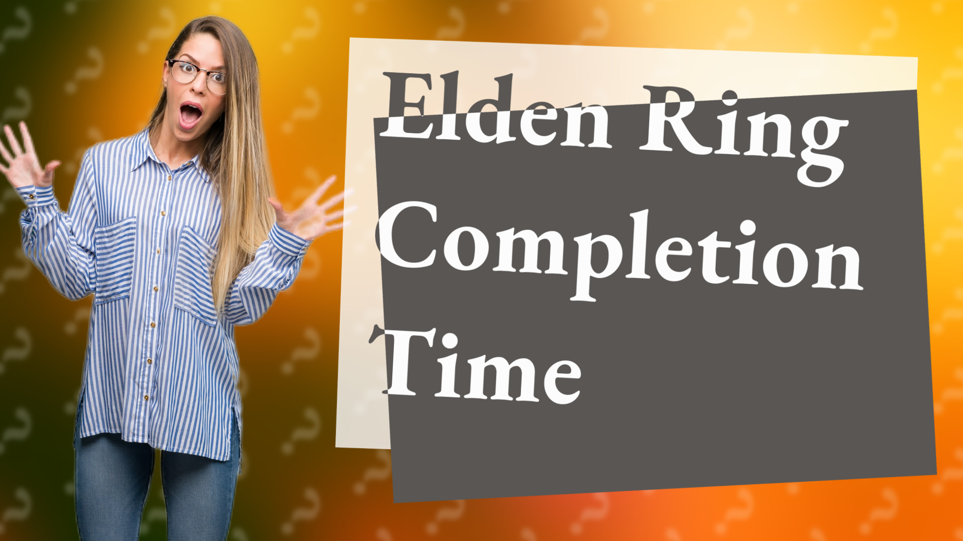 Elden Ring Completion Time
