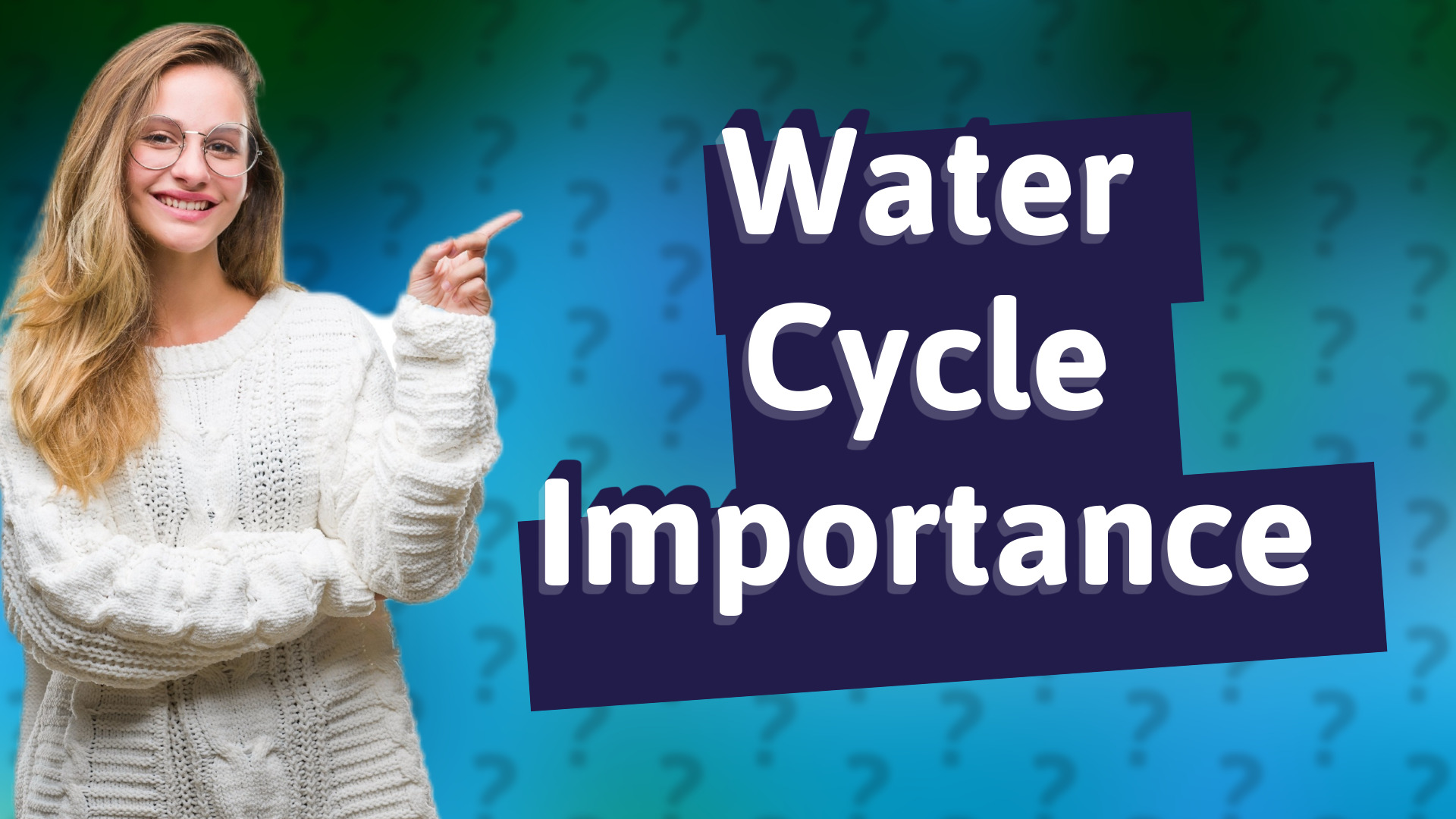 Water Cycle Importance