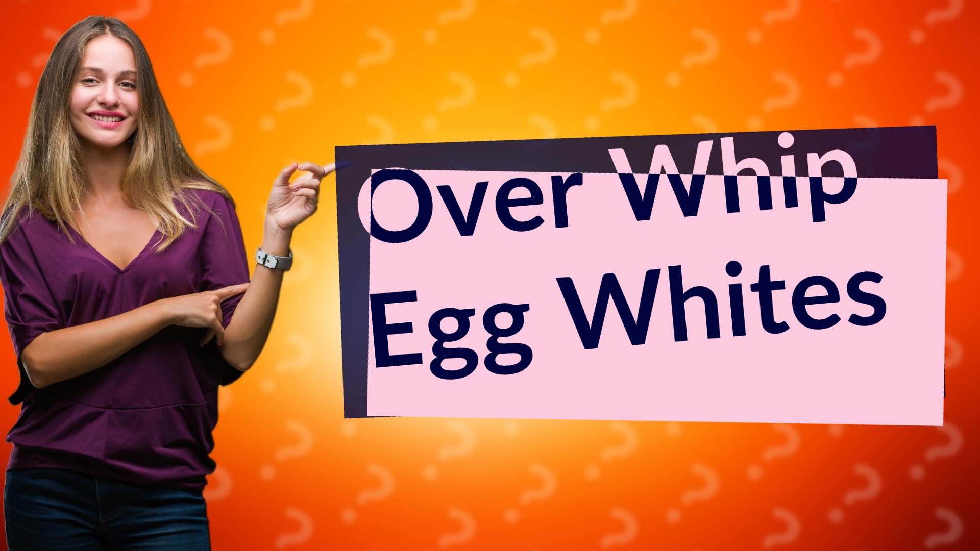 Over Whip Egg Whites