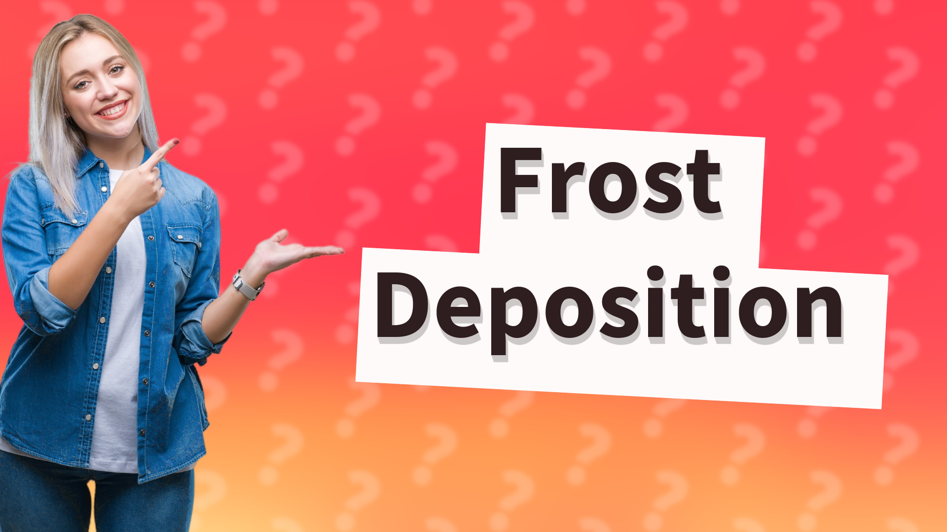 Frost Deposition