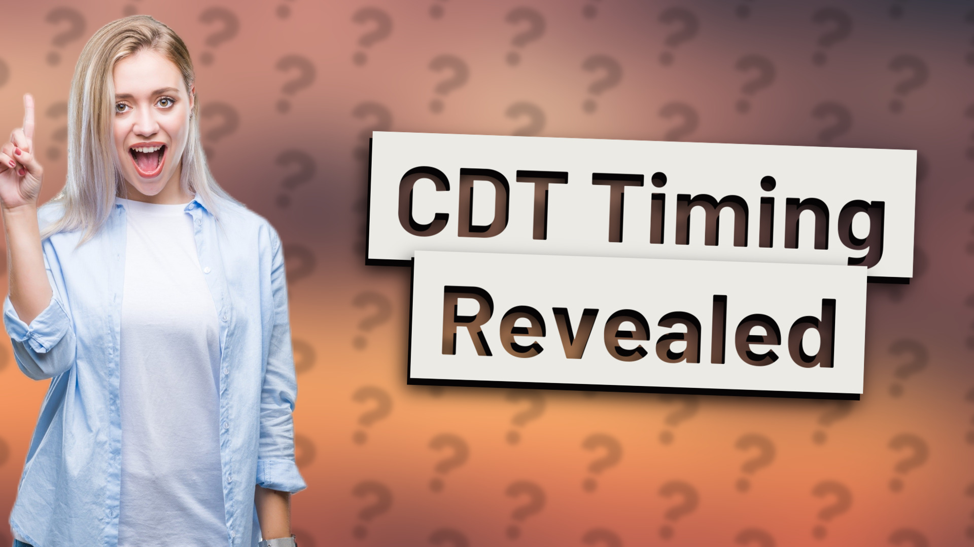 CDT Timing Revealed