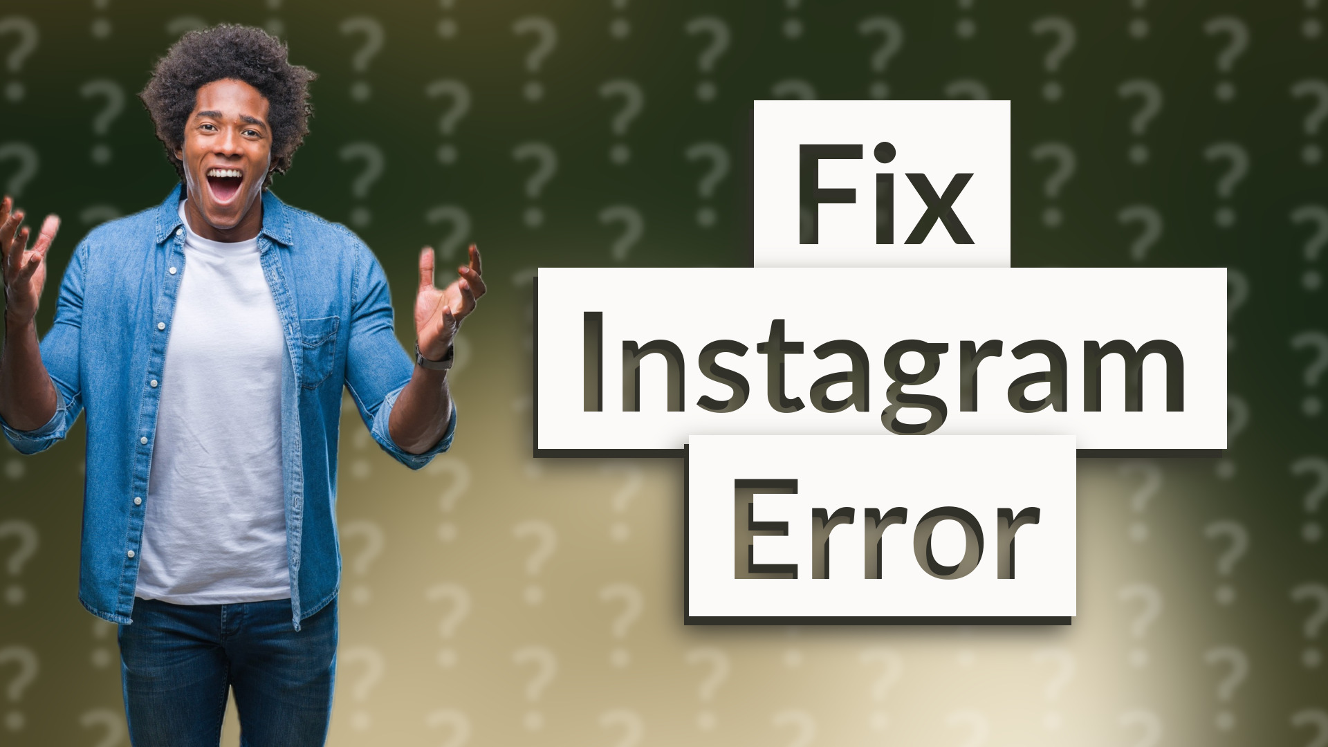 Fix Instagram Error