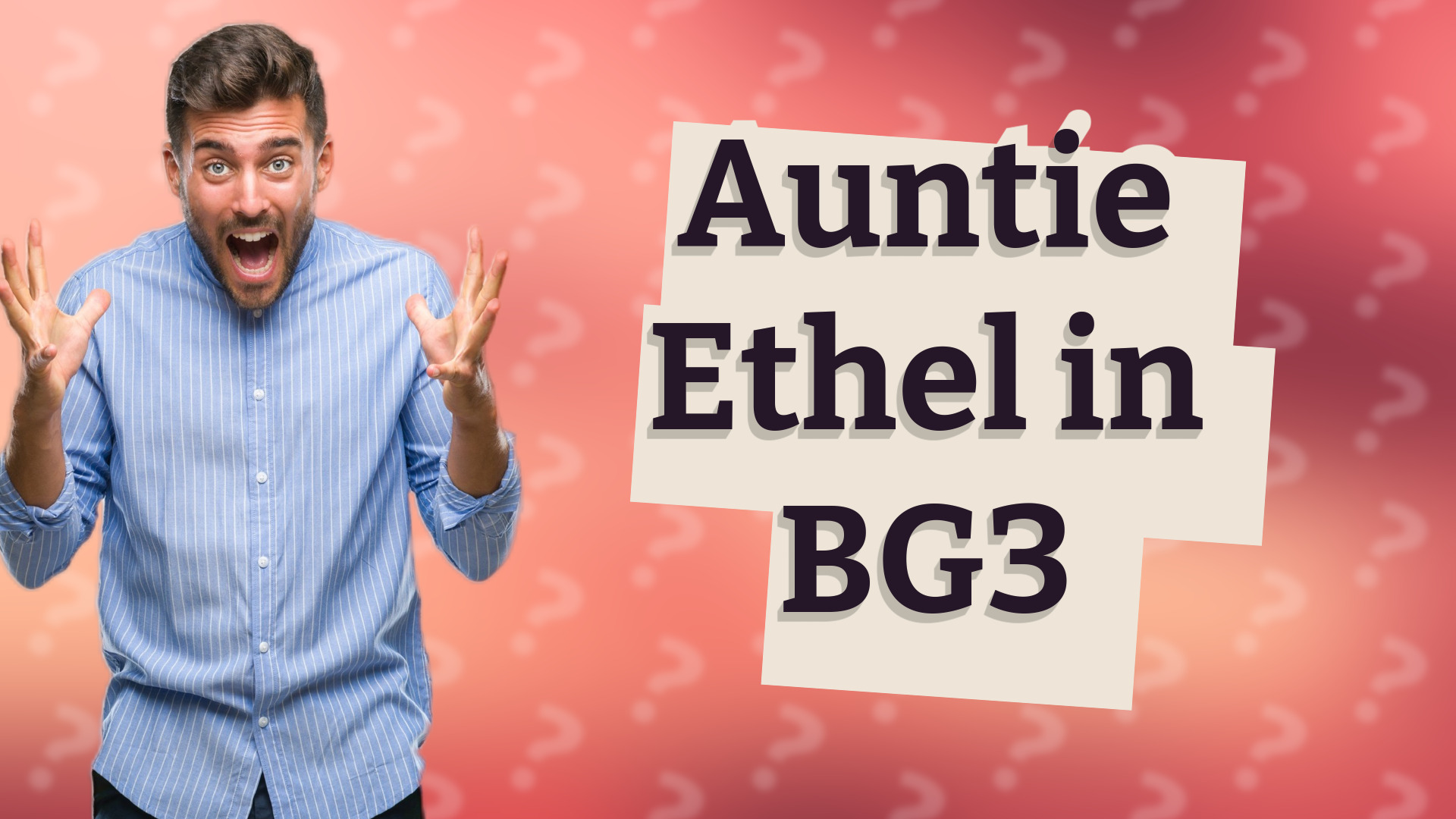 Auntie Ethel in BG3