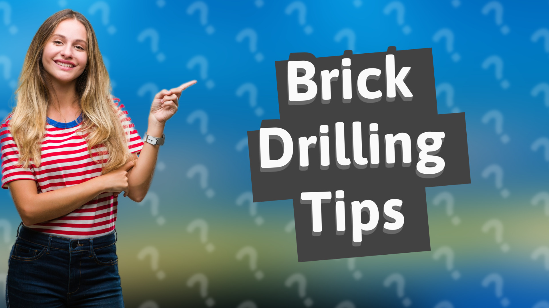 Brick Drilling Tips