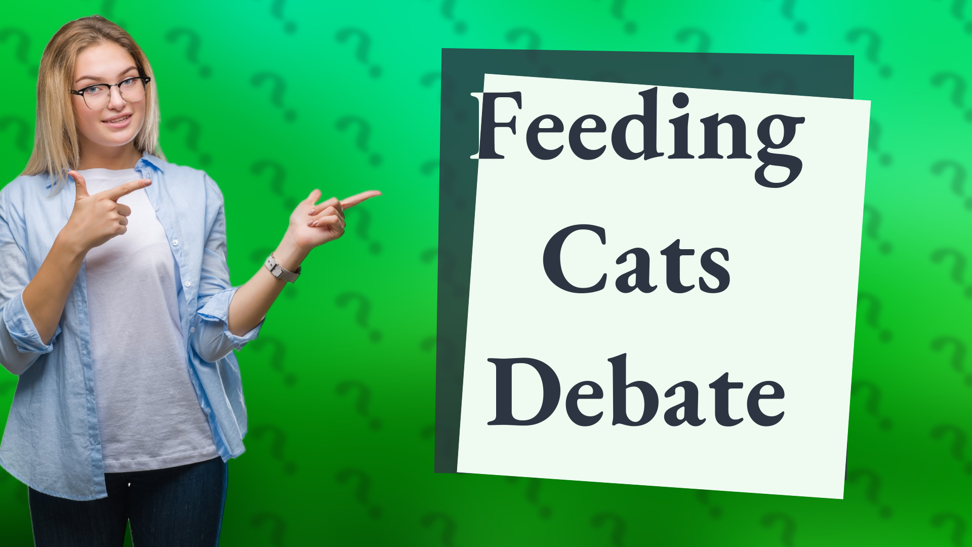 Feeding Cats Debate