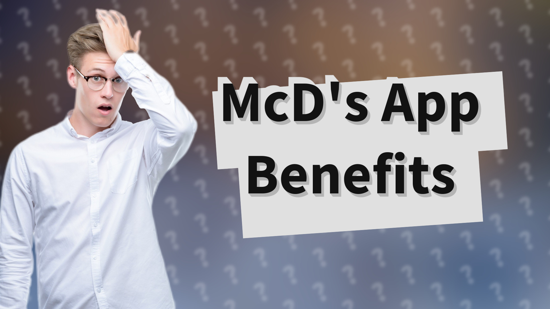 McD's App Benefits