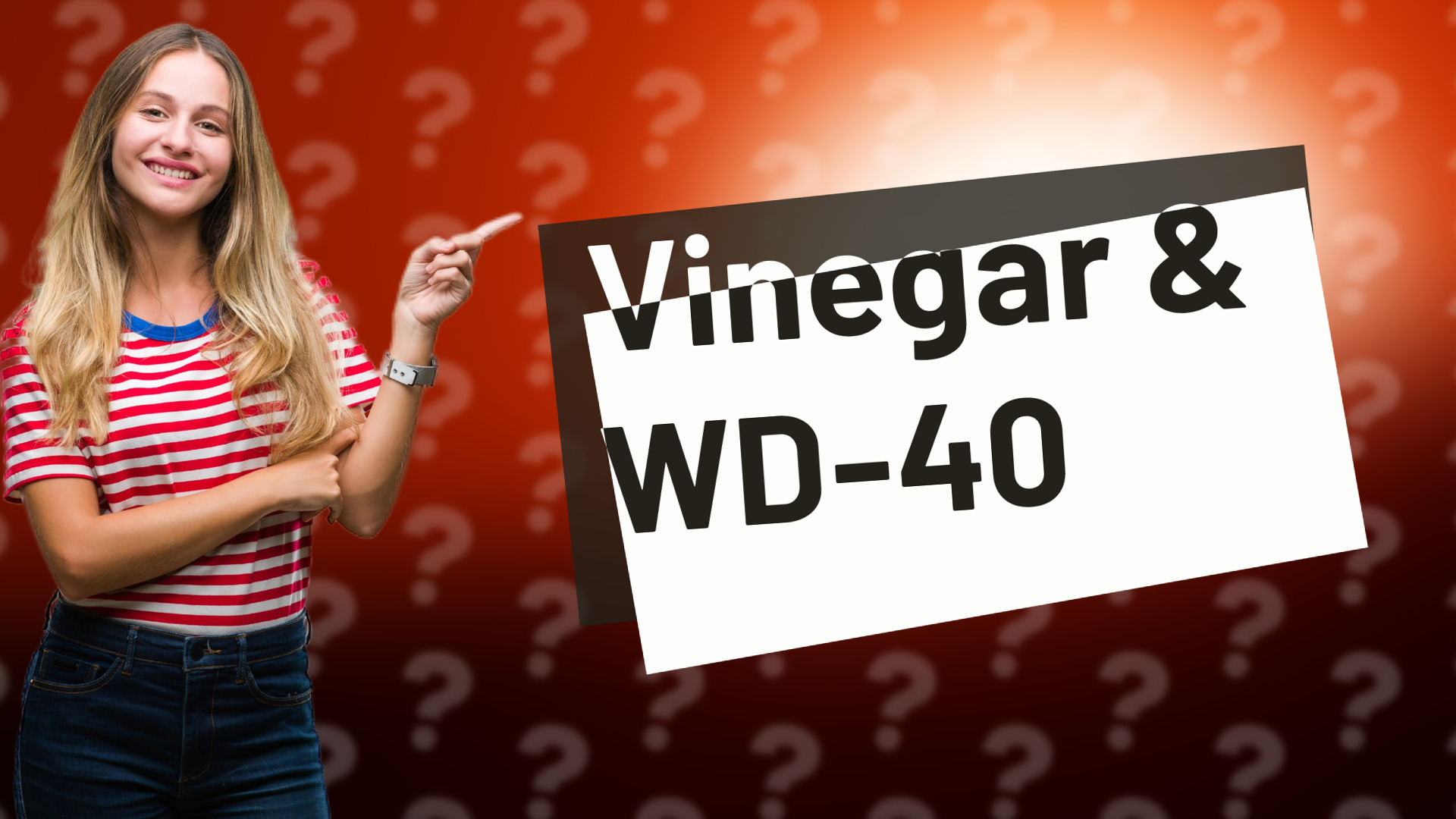 Vinegar & WD-40