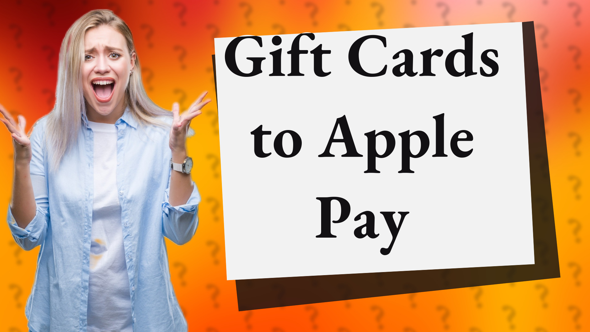 Gift Cards to Apple Pay