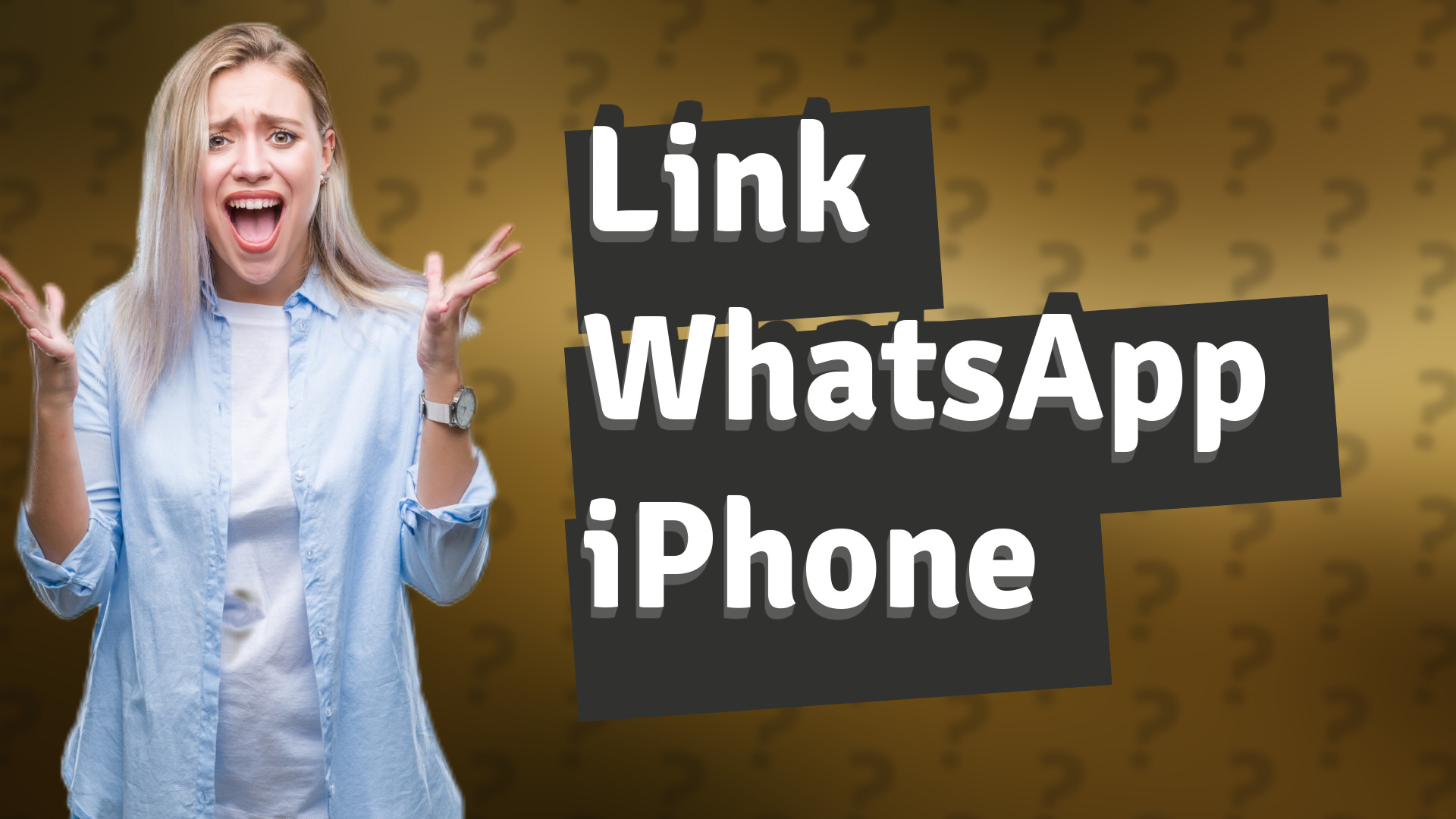 Link WhatsApp iPhone