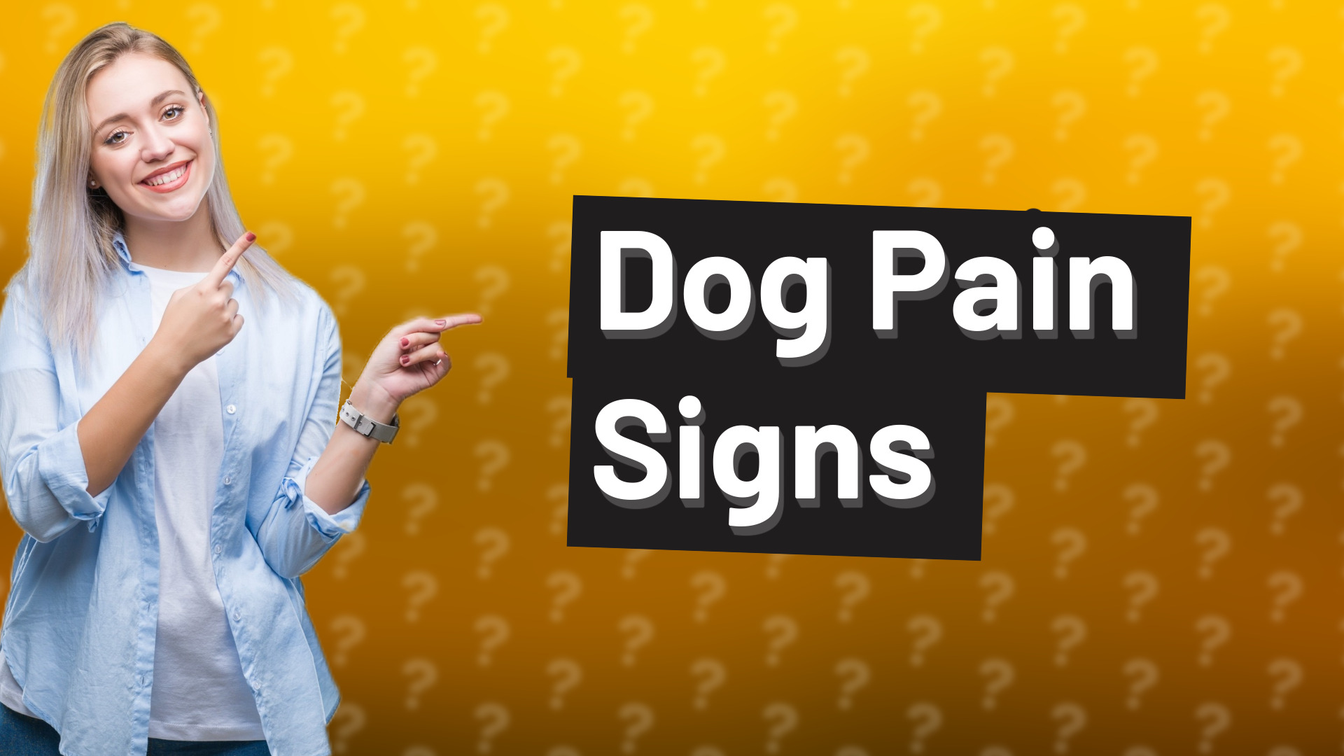 Dog Pain Signs