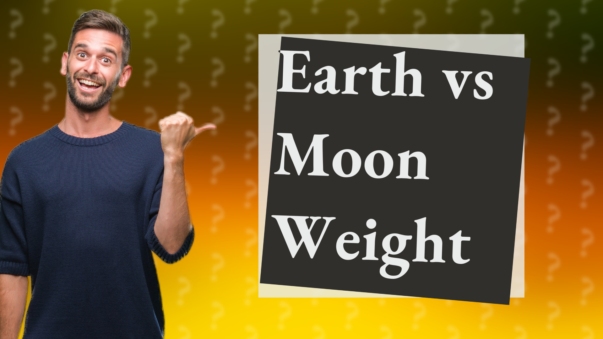 Earth vs Moon Weight