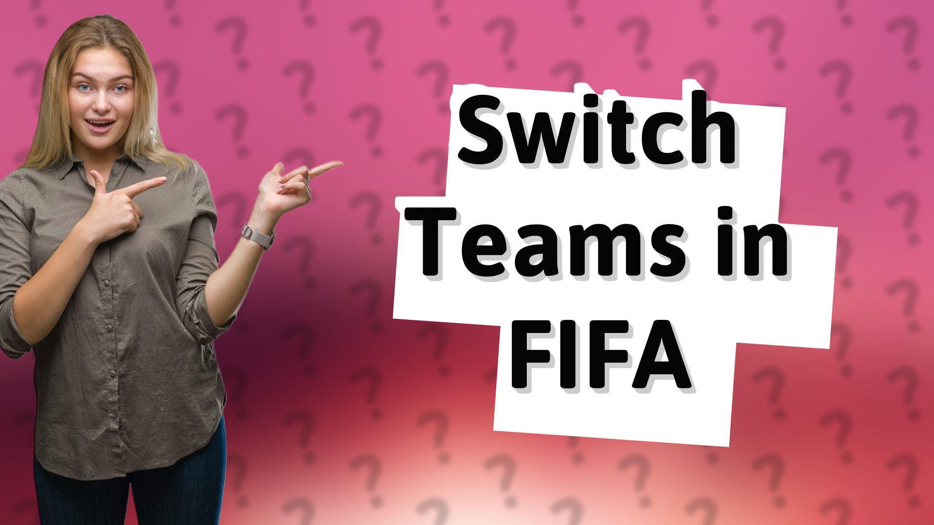 Switch Teams in FIFA