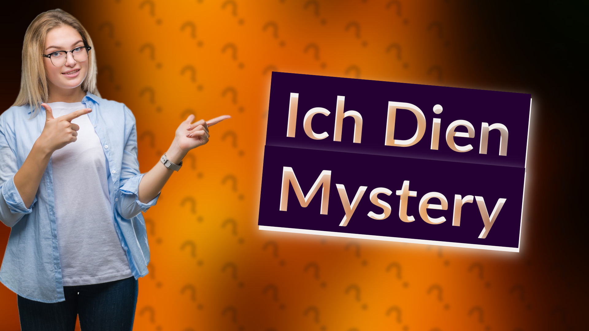 Ich Dien Mystery