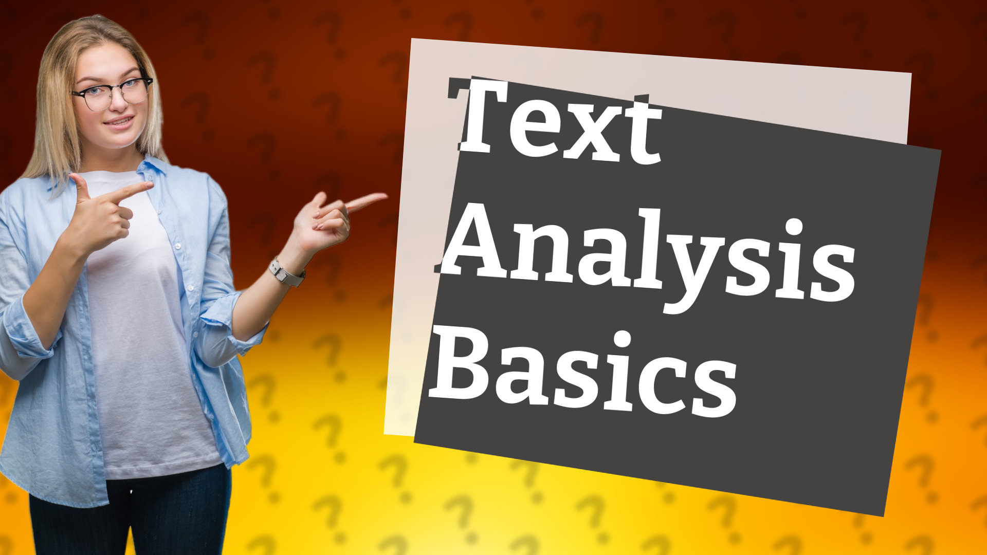 Text Analysis Basics
