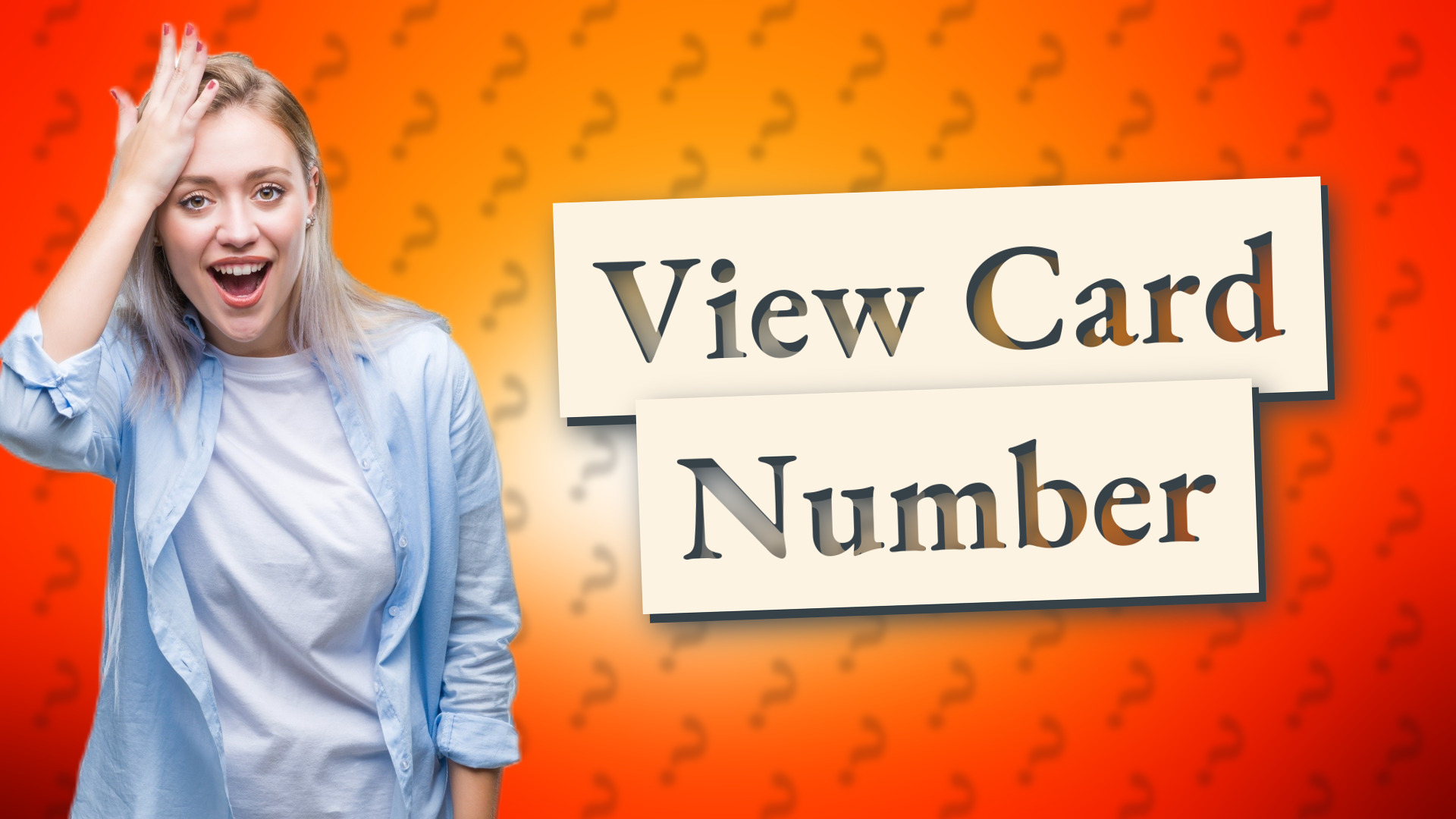 View Card Number