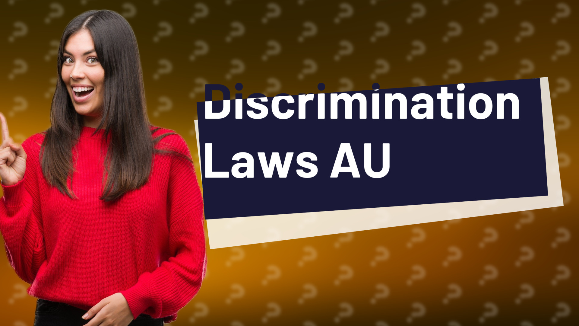 Discrimination Laws AU