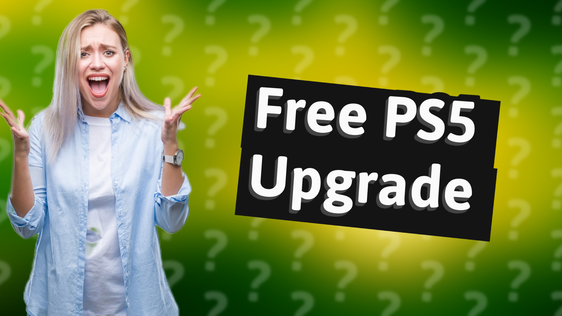 Free PS5 Upgrade