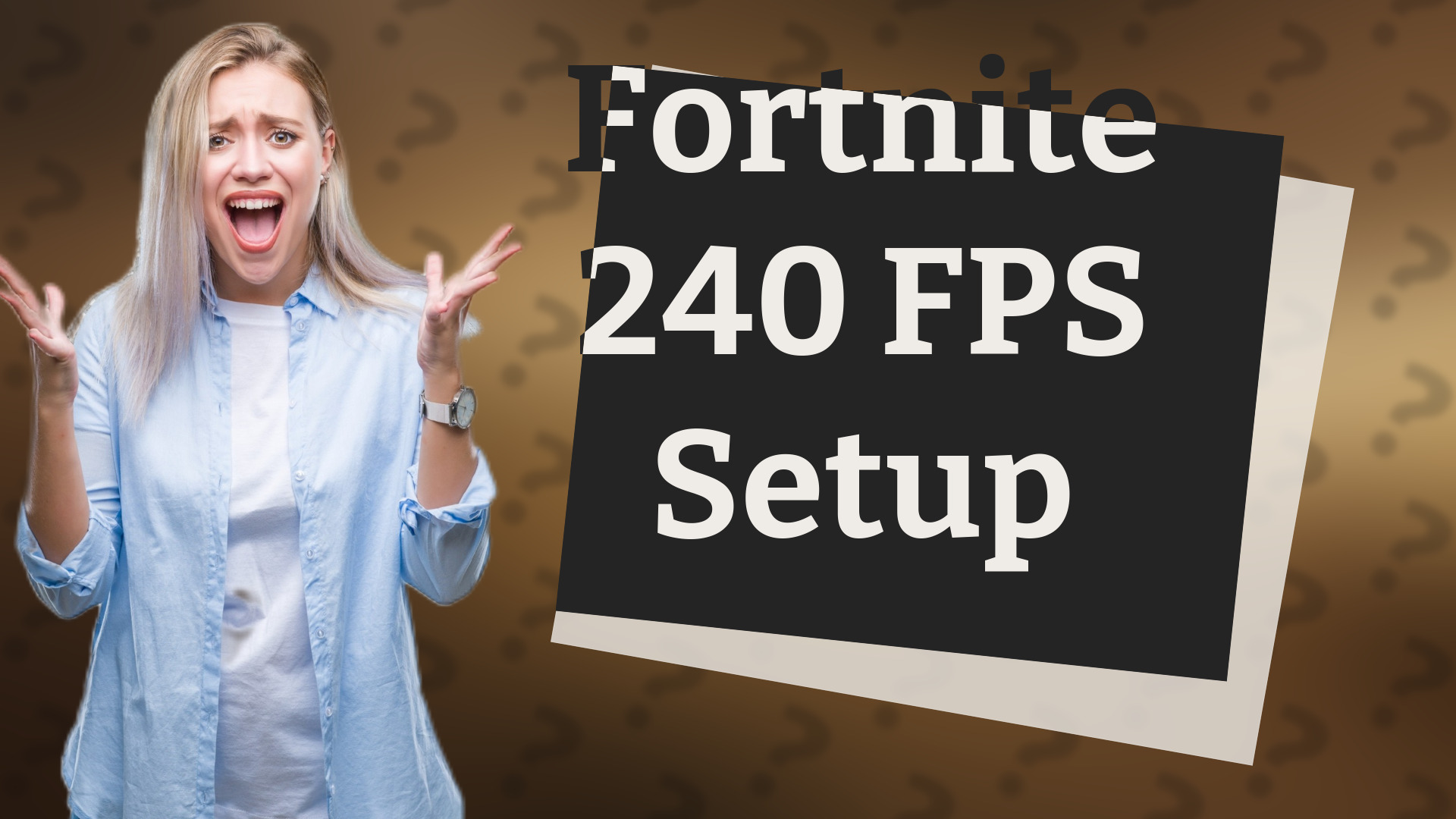 Fortnite 240 FPS Setup