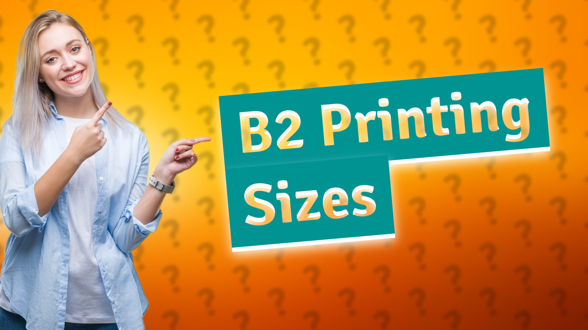 B2 Printing Sizes