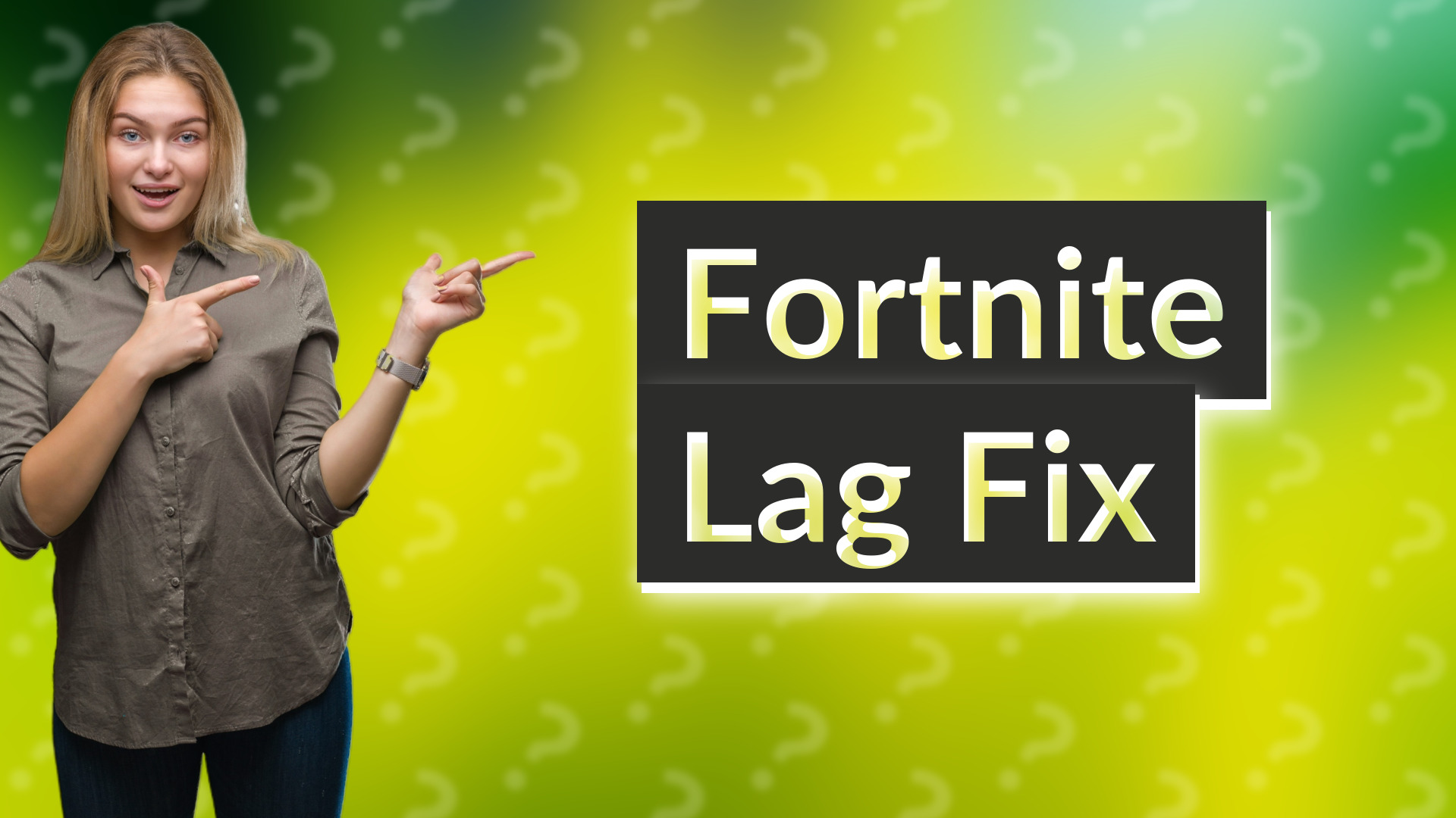 Fortnite Lag Fix