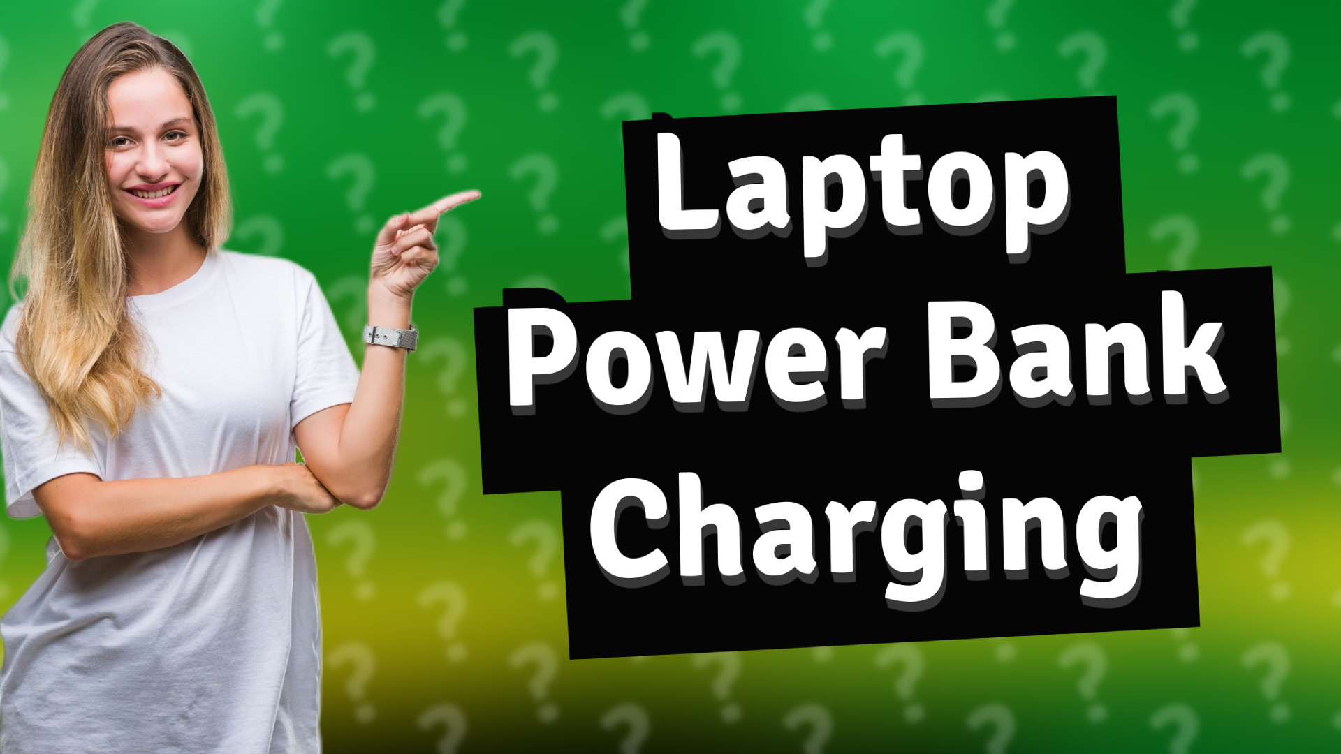 Laptop Power Bank Charging