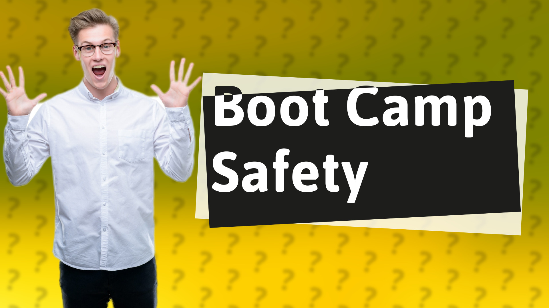 Boot Camp Safety