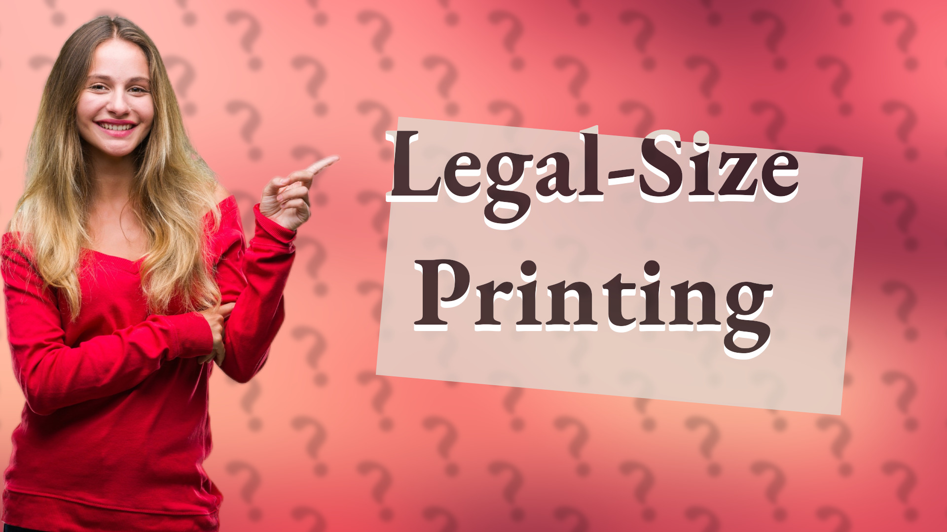 Legal-Size Printing