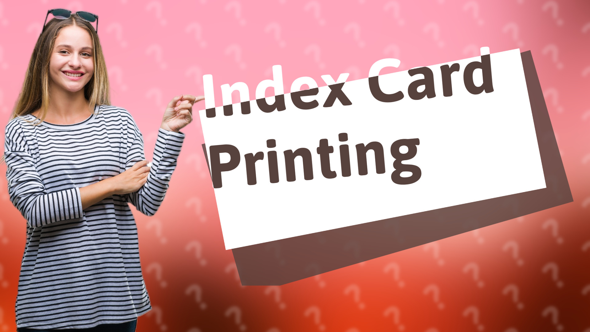 Index Card Printing