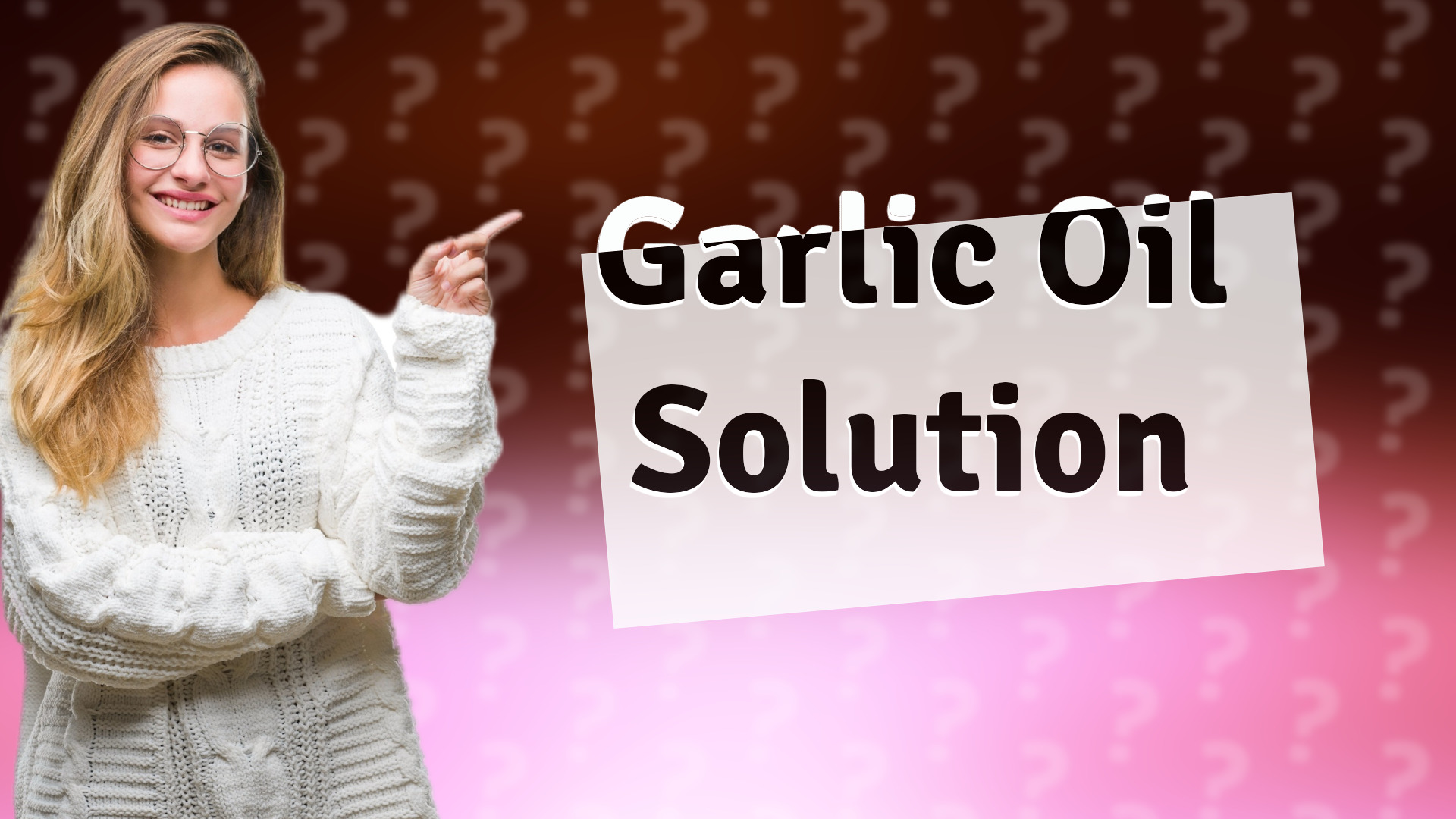 Garlic Oil Solution