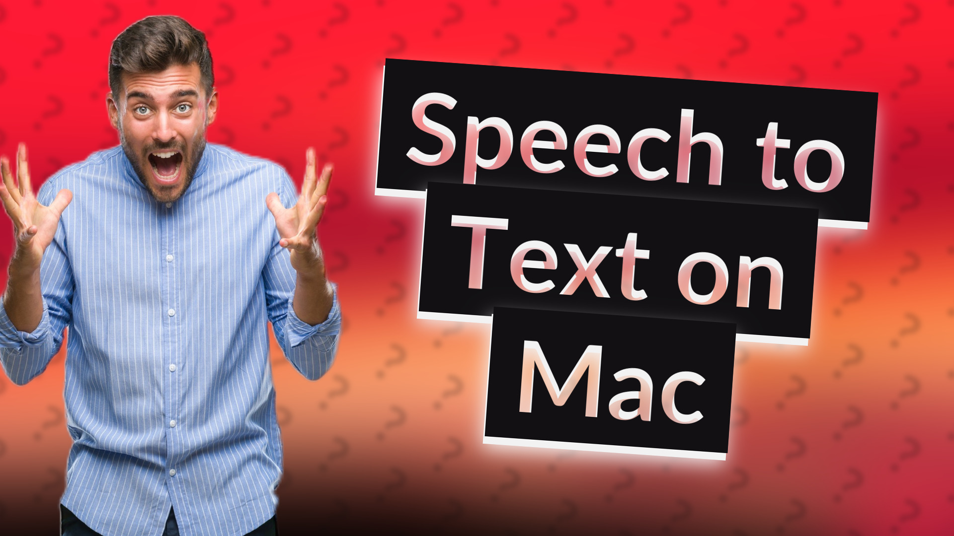 Speech to Text on Mac