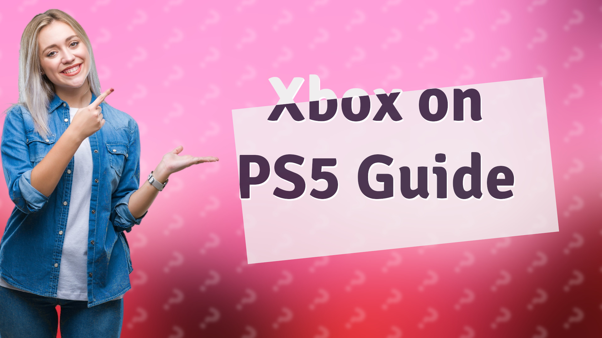 Xbox on PS5 Guide