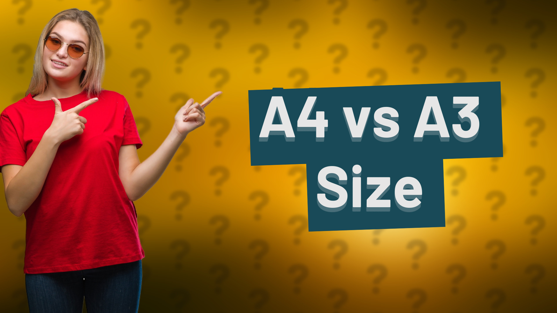 A4 vs A3 Size