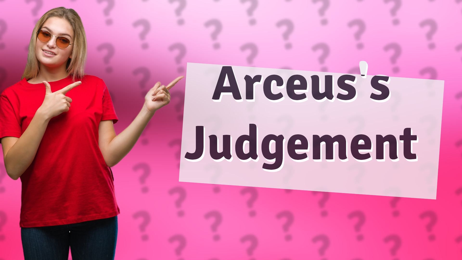 Arceus's Judgement