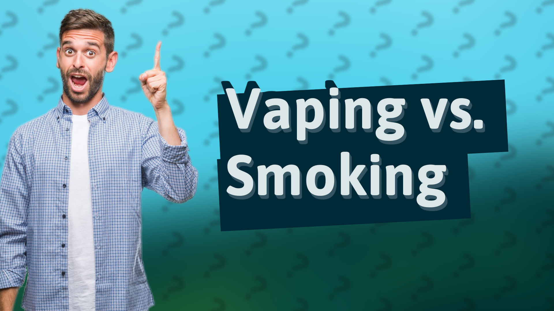 Vaping vs. Smoking