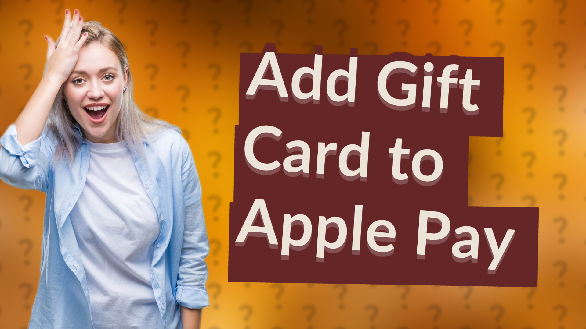 Add Gift Card to Apple Pay