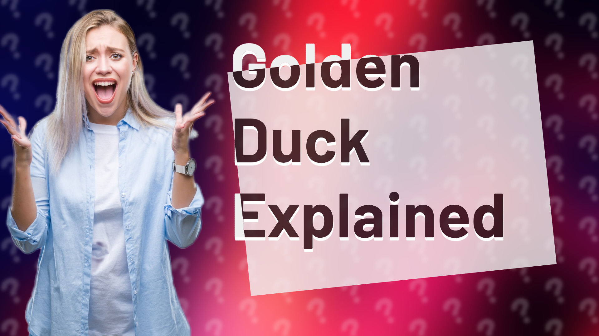 Golden Duck Explained