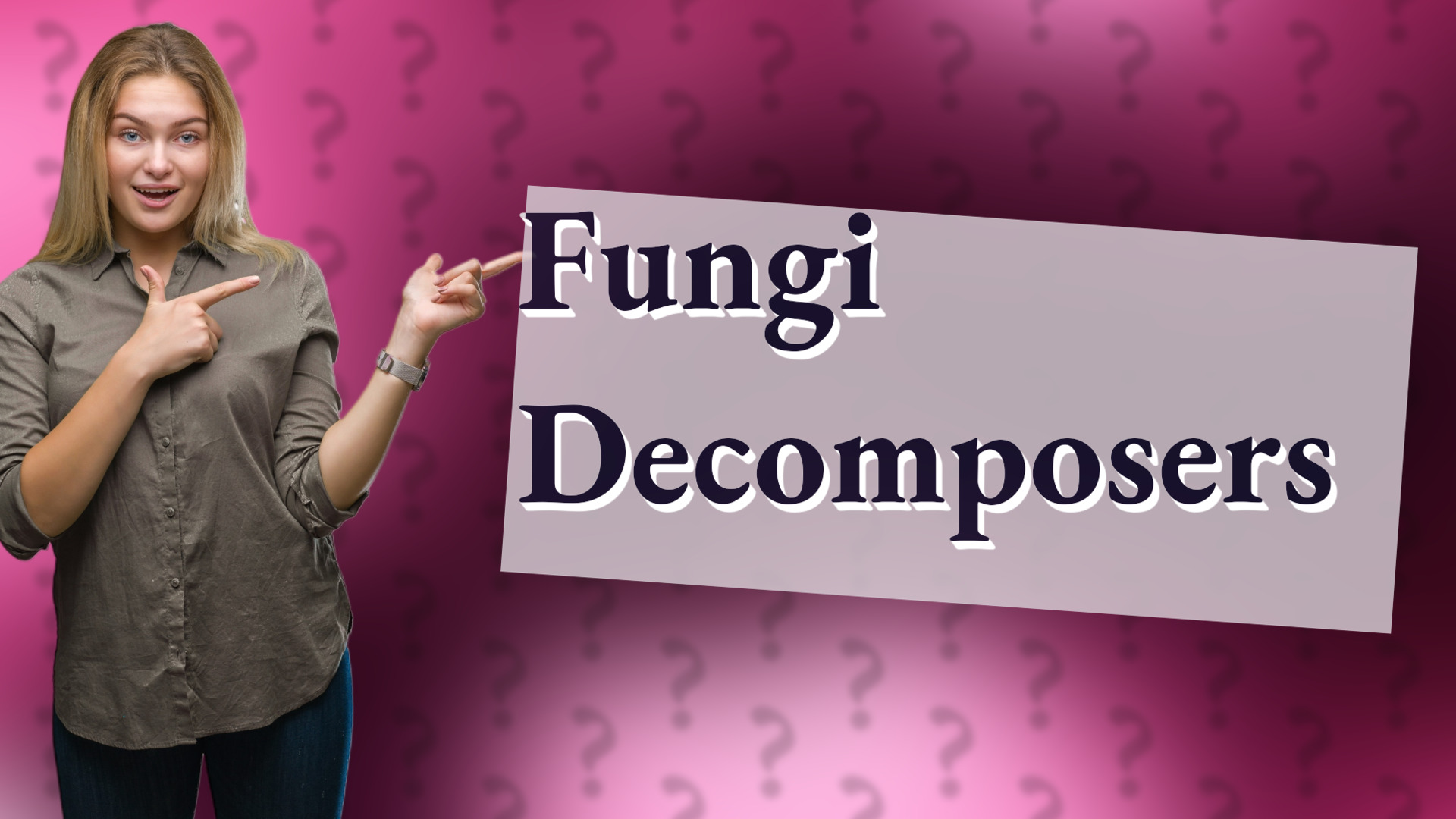 Fungi Decomposers